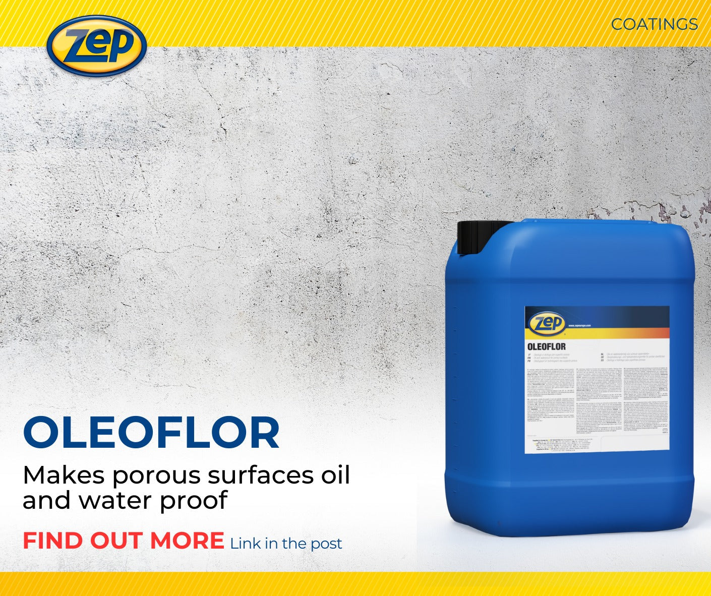 Oleflor – Huokoisten pintojen suoja-aine