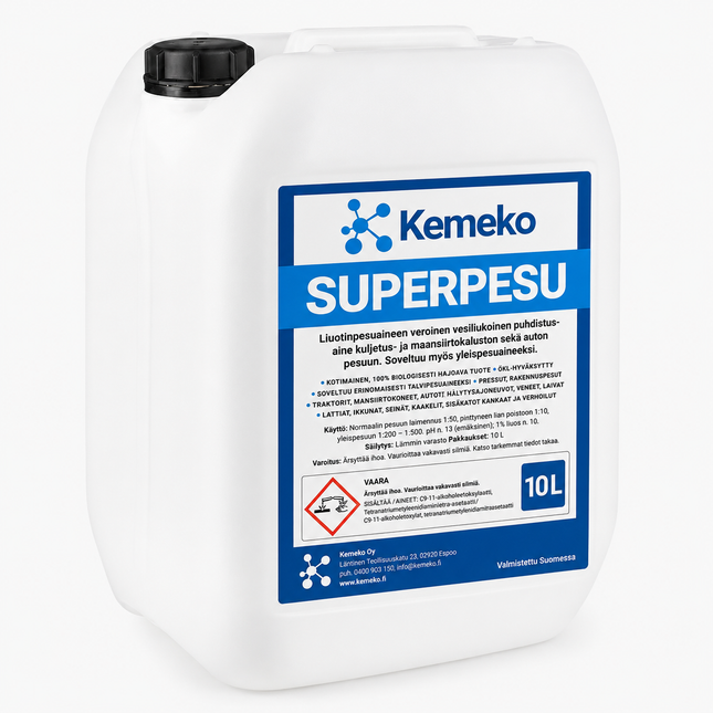 SUPERPESU kalustonpesuaine 10 LTR