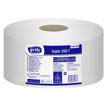 Grite Super MAX 350 T jumbo wc-paperi 2-krs valkoinen 6rll