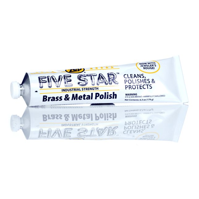 Zep Five Star-metallin kiillotusaine sopii erinomaisesti messingin ja metallin kiillottamiseen.