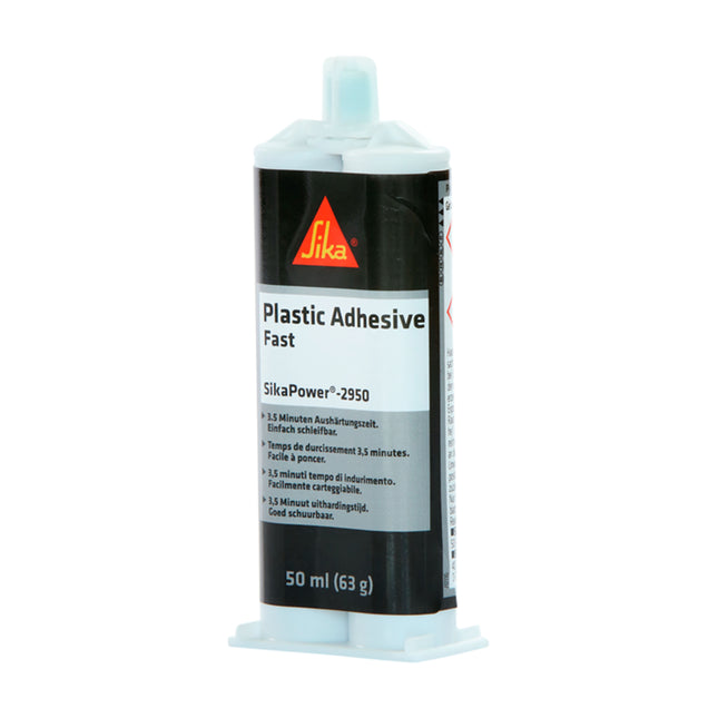 Nopea muovinkorjausliima